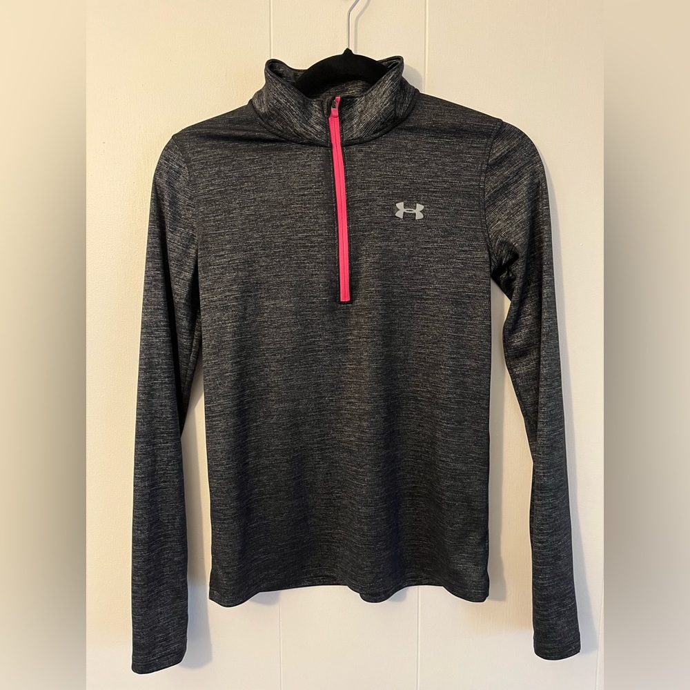NWOT youth under armour 3/4 zip